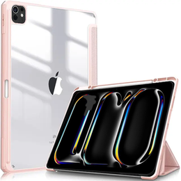 Puzdro pre Apple iPad Pro 13" 7 gen. 2024 (A2925, Smartcase Hybrid, so slotom na stylus, ružové