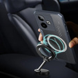Puzdro pre Realme GT 7 / 7T, s magnetickým štítkom, transparentné / čierne