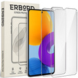 2x tvrdené sklo pre Samsung Galaxy M52, ERBORD 9H Hard Glass na displeji