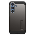 Puzdro Spigen Tough Armor Mag Gunmetal pre Samsung Galaxy S25