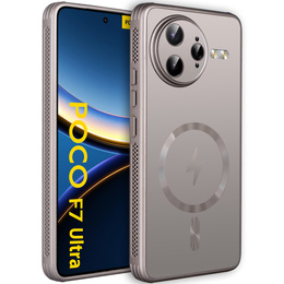 Puzdro pre Xiaomi Poco F7 Ultra, MagSafe, titánové zlato
