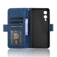 Klapkové puzdro pre Samsung Galaxy S25 Edge, Card Slot, tmavomodré