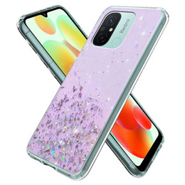 Obal na mobil pre Xiaomi Redmi 12C, Glittery, fialové