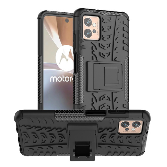 Obal na mobil pre Motorola Moto G32, Tire Armor, čierne