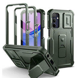 Obrnené puzdro pre Samsung Galaxy A15, Dexnor Full Body (Two Frames), zelený