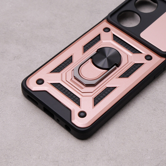 Obal na mobil pre Oppo A98 5G, CamShield Slide, ružové rose gold