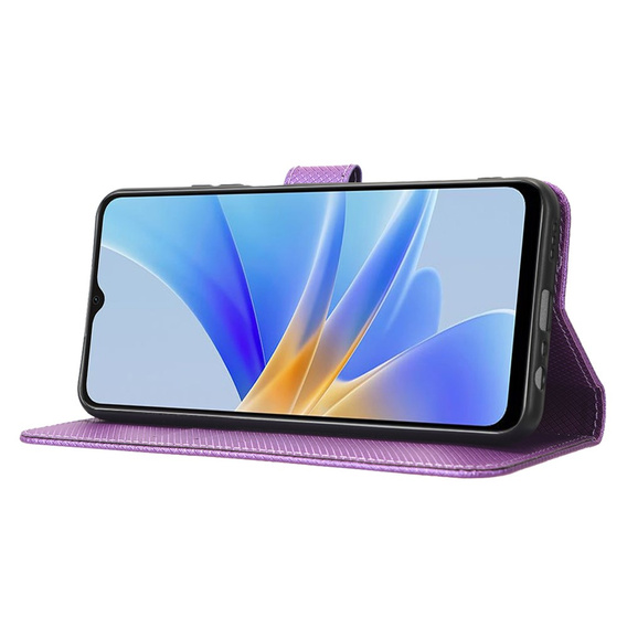 Klapkové puzdro pre Oppo A17, Wallet Smart Magnet, fialové