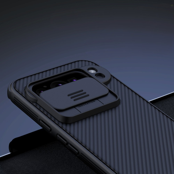 Puzdro pre Google Pixel 9/9 Pro, pancierované Nillkin, CamShield Pro, čierne