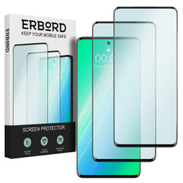 2x tvrdené sklo ERBORD 3D pre Oppo A38 4G / Oppo A18 4G pre celý displej