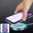 Obal na mobil pre Samsung Galaxy S23 Plus, Protective MagSafe, fialové