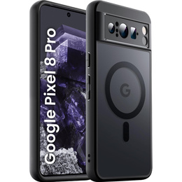 Puzdro pre Google Pixel 8 Pro, pre MagSafe, ERBORD Matt Case, čierny