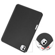 Puzdro pre iPad Pro 11" 2024 (5 gen.), Smartcase s priestorom pre stylus, čierne