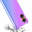 Puzdro pre Oppo Reno8 T, Gradient Dropproof, Fialová / modrá
