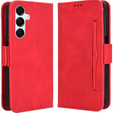 Klapkové puzdro pre Samsung Galaxy A16, Card Slot, červené