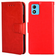 Klapkové puzdro pre TCL 305i, PU Leather Wallet Case, červené