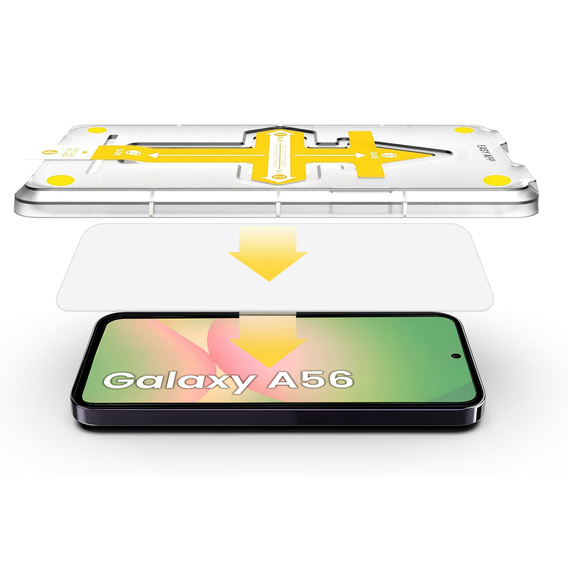 2x tvrdené sklo pre Samsung Galaxy S25 Edge, ERBORD Easy App Full Screen Protector