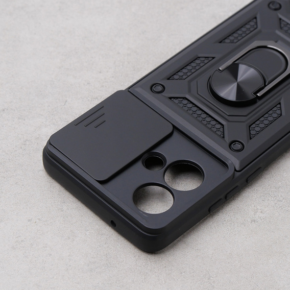 Obal na mobil pre Motorola Edge 40 Neo, CamShield Slide, čierne