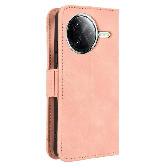 Klapkové puzdro pre Xiaomi Poco F7 Pro, Card Slot, ružové