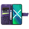 Klapkové puzdro pre Oppo A17, Butterfly, fialové