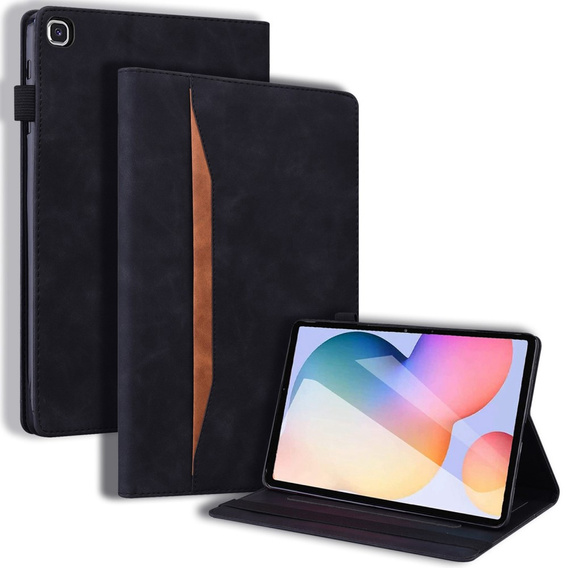 Puzdro pre Samsung Galaxy Tab S6 Lite, Classic, s priestorom pre stylus, čierne