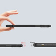 Puzdro pre Oppo Reno 12F / 12S, s magnetickým štítkom, transparentné / čierne