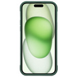 Puzdro pre iPhone 15, ERBORD Armor Mag, zelený