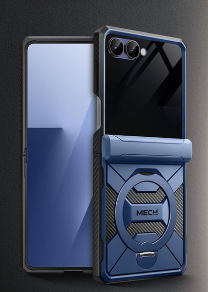 Puzdro Tongate MECH s MagSafe pre Samsung Galaxy Z Flip7 FE / Z Flip6, zelené