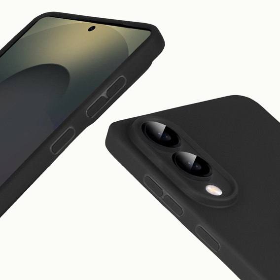 Tenké puzdro pre Samsung Galaxy S25 Edge, Slim, čierne