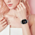 Oceľový náramok pre Apple Watch 1/2/3/4/5/6/7/8/SE/ULTRA 42/44/45/49 MM - sivý