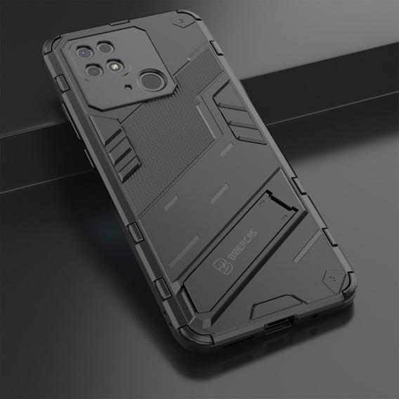 Puzdro pre Xiaomi Redmi 10C, Military kickstand, modré