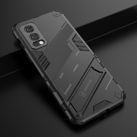Puzdro pre OnePlus Nord 2 5G, Military kickstand, modré