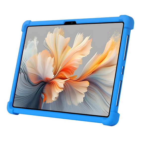 Silikón puzdro pre Lenovo Yoga Tab Plus, Impact, pancierovaný, tmavomodré