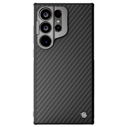 Puzdro pre Samsung Galaxy S24 Ultra, pancierované Nillkin, Carboprof Case, pre Magsafe, čierne