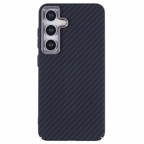 Puzdro pre Samsung Galaxy S25, Carbon Fiber MagSafe, čierne