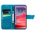 Klapkové puzdro pre Motorola Edge 50 Ultra, Butterfly, modré
