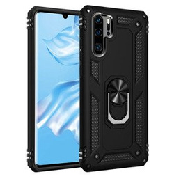 Pancierované obal na mobil pre Huawei P30 Pro, Nox Case Ring, čierne