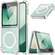 Obal na mobil pre Samsung Galaxy Z Flip7 FE / Z Flip6, Dropproof MagSafe, priehľadné