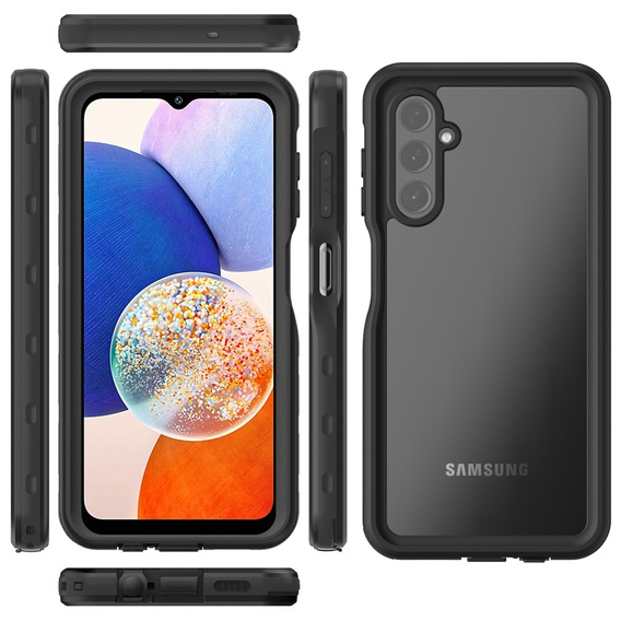 Vodotesné puzdro IP68 pre Samsung Galaxy A14 5G, čierne