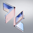 Puzdro Dux Ducis pre Samsung Galaxy Z Flip7 5G, Bril, ružové