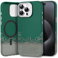 Puzdro pre iPhone 15 Pro, Frame Kickstand, pre MagSafe, Sand Green