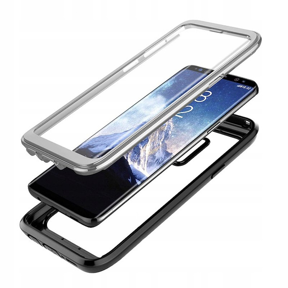 Puzdro pre Samsung Galaxy S9, Shockproof, s fóliou, modré