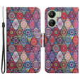 Klapkové puzdro pre Xiaomi Redmi 13C / Poco C65, Wallet, Kaleidoscope, pestrofarebný