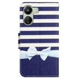 Klapkové puzdro pre Xiaomi Redmi 13C / Poco C65, Wallet, Bowknot, modré