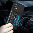 Obal na mobil pre Motorola Moto G73 5G, CamShield Slide, čierne