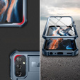 Obrnené puzdro pre Samsung Galaxy A25 5G, Dexnor Full Body (Two Frames), tmavomodré