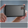 Obal na mobil pre Samsung Galaxy Xcover 7 Pro, Carbon, čierne