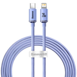 Kábel Baseus Crystal Shine USB-C na Lightning, 2,0 m, 20 W, pre zariadenia Apple (Lightning)