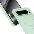 Silikónové puzdro pre Google Pixel 10 / 10 Pro, pre MagSafe, zelené