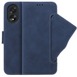 Klapkové puzdro pre Oppo A38 4G / Oppo A18 4G, Card Slot, modré