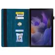 Puzdro pre Lenovo Tab M11, Classic, s priestorom pre stylus, modré